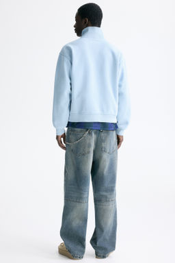 Chaqueta sudadera boxy con cremallera Loose Fit - H&m фото 6