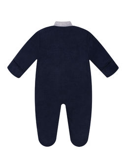 Комбинезон ясельный флисовый темносиний