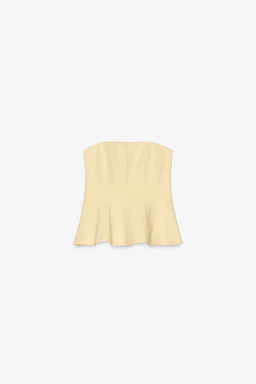 PEPLUM BANDEAU TOP - Zara фото 8