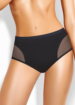 CLE M1167 Трусы жен. Кружево хлопок чёрный