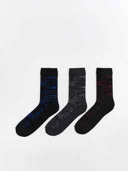 Desenli Erkek Soket ?orap 3l?