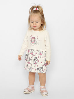 CRB wear/CSNG 63417-21-347 Платье для девочки,экрю/Ex.Cherubino  фото 5
