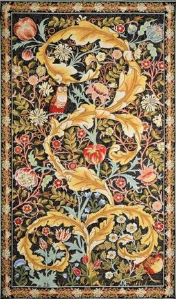 Филин Моррис-гобеленовый купон 70х115 см