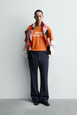 HARRY LAMBERT FOR ZARA X DISNEY SLOGAN PRINT T-SHIRT