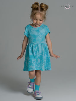 Платье Лето зайцы варенка бирюза - Sovalina фото 19