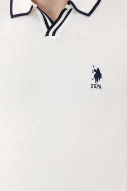 Мужской свитер цвета экрю - U.s. polo assn фото 7