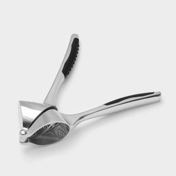 Пресс для чеснока Доляна Shapes, 17×4.7×3.2 см, рабочая часть 4×3 см, нержавеющая сталь, серебристый