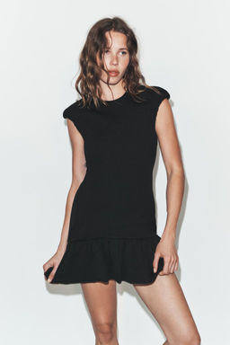 RUFFLED HEM MINI DRESS - Zara фото 6