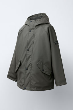 WATER-REPELLENT RUBBERISED PARKA - Zara фото 2