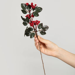 Blumentag VDD-62 Веточка декоративная с ягодами 6 х 1 шт. 33 см 01 фото 3