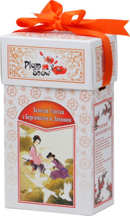 PLUM SNOW. Золотая Улитка. Бергамот и Лимон 100 гр. карт.пачка