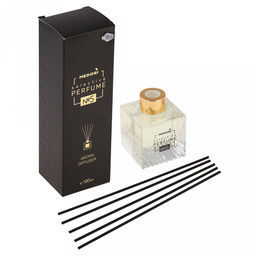 Ароматический диффузор 100мл "Fleur" 6х7х21,5см, настольный, стекло, палочки из микрофибры, парфюм, с пробником аромата, в коробке, "Medori" (Россия)