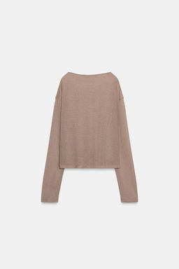 JERSEY R?STICO CALADO / Arena - Zara фото 6