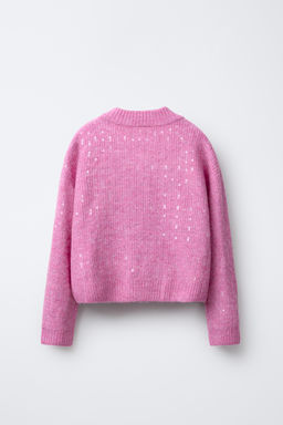 SEQUIN KNIT SWEATER - Zara фото 2