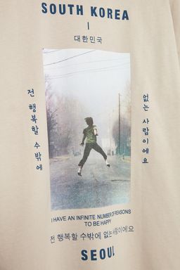 Trendyolmilla Man Tas Bisiklet Yaka K?sa Kol Sehir-Fotograf Bask?l? %100 Pamuklu T-Shirt TMNSS23TS00157  фото 4
