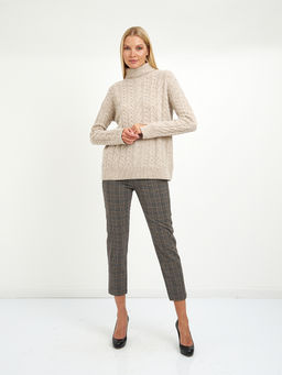 водолазка женская с косами и со спущенной линией плеча - Glenfield фото 3