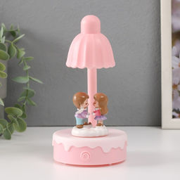 Фигурка светящаяся Парочка малышей тянутся друг к другу, 8?8?16 см, МИКС