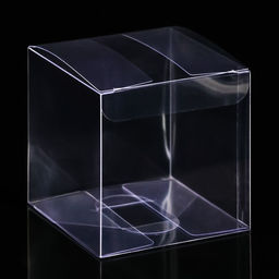 Цена за 5 шт. Складная прозрачная коробка из PVC, для упаковки подарков, 8?8?8 см