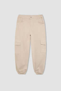 Брюки Cool Cargo Jogger из габардина - Defacto фото 7