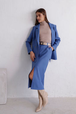 11826 Жакет двубортный голубой - Martichelli фото 5