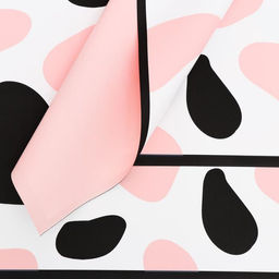 Цена за 20 шт. Пленка двухсторонняя, розовый 58 х 58 см