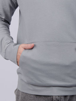 Худи "СМ-10" светло-серое, футер 2-х нитка