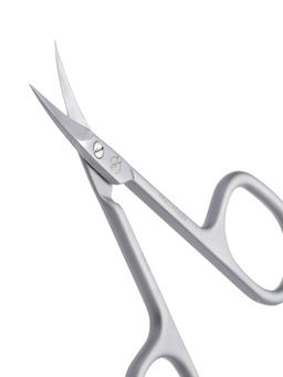 Frau Finger Ножницы маникюрные для кутикулы изогнутые / Premium PS 23, матовые, ручная заточка, 9,3 см
