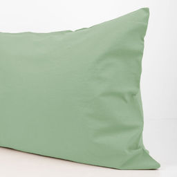 16С4-ШР/у. Наволочка верхняя 50*70 цв. 2132 светло-зеленый - Белорусский лен фото 2