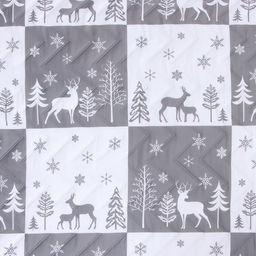 Покрывало LoveLife 2 сп New year forest 180*2105см, микрофайбер, 100% п/э  фото 2