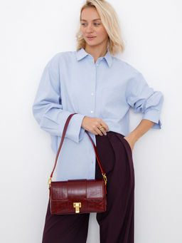 Сумка 6052L wine red Polina&Eiterou