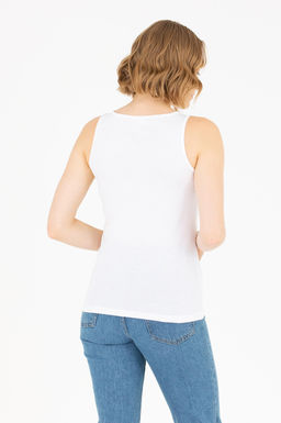 Женская белая футболка Basic - U.s. polo assn фото 5