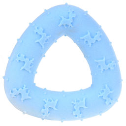 Игрушка для собаки Треугольник д7,5х2,5см, полипропилен, цвета микс, на картоне (Китай)