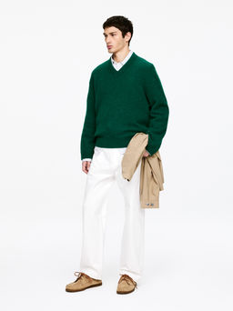 Su?ter relaxed fit en mezcla de lana y alpaca - H&m фото 4