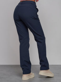 Брюки спортивные софтшелл MTFORCE женские синего цвета 2410S  фото 11