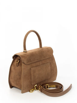 LACCOMA сумка АМ2236-2Ф-коричневый натуральная замша  фото 2