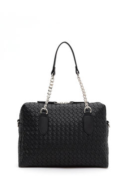 Женская черная сумка через плечо Неожиданная скидка в корзине