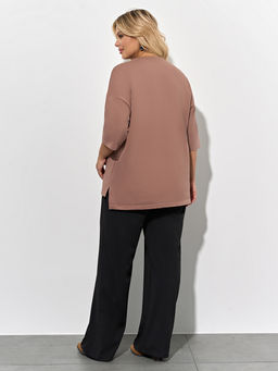 Футболка 0087-18 капучино - Dora фото 11