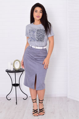 *Футболка женская Ф-2-042а (серый)