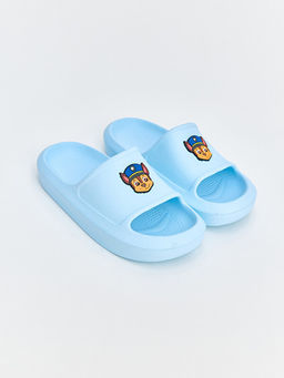 Paw Patrol Bask?l? Kal?n Tabanl? Erkek ?ocuk Terlik