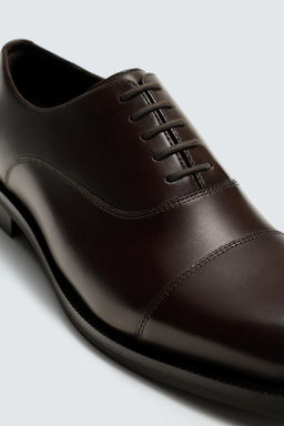 ZAPATO PIEL VESTIR / Marr?n - Zara фото 6