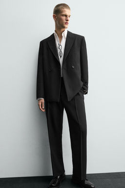 100% WOOL SUIT TROUSERS - Zara фото 5