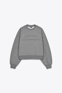 GLITTER SLOGAN SWEATSHIRT - Zara фото 5