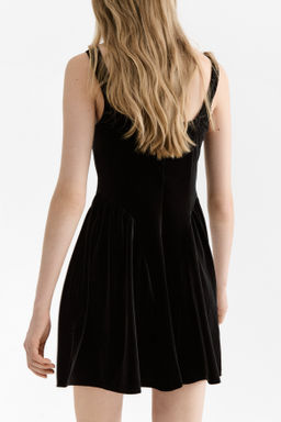 Vestido de tirantes en velour - H&m фото 5