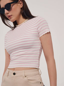 CONTE LD 2642 Футболка женская white-pink