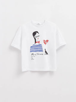 CONTE Футболка с манжетами и рисунком Adventures LD 2690 white-paris - Conte elegant фото 3