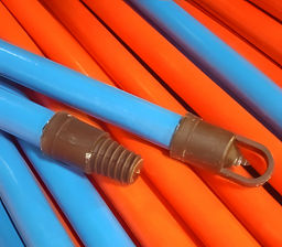 Черенок с евронаконечником с полимерным покрытием