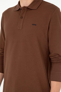 Мужской коричневый базовый свитшот Неожиданная скидка в корзине - U.s. polo assn фото 7