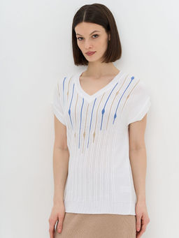 Джемпер Vay 5251-41287 из хлопка и ПАН  фото 2