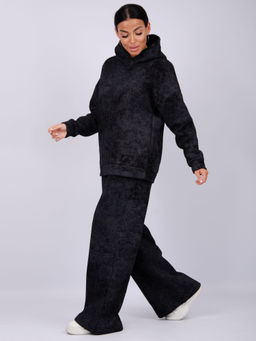 Костюм Винтаж чёрный, футер начес (М) - Малина фото 13