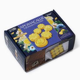 Аромасаше своими руками. Набор для создания ароматической фигурки из соевого воска Желтые цветы